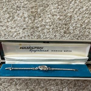 Hamilton Silver Diamond Women's Watch